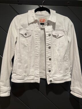 Gianni Bini White Denim Jacket